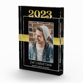 Zwarte en Gold-klasse van de 2023-Afstuderen Keepo Fotoblokken