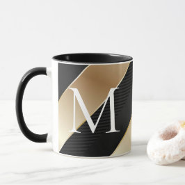 Zwarte en Gold-Mok Mok