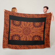 Zwarte en goudbloemen 24