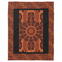 Zwarte en goudbloemen 30