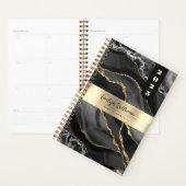 Zwarte en gouden agaat planner (Display)
