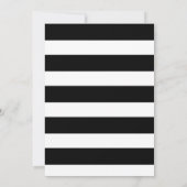 Zwarte en gouden bruids douche uitnodigingen (Achterkant)