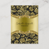 Zwarte en gouden  Damaskers 5 Visitekaartje (Voorkant)