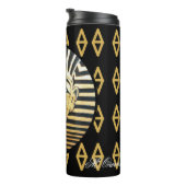 Zwarte en gouden Egyptische stijl Thermosbeker (Geroteerd rechts)