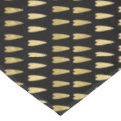 Zwarte en gouden harten tafelkleed (Gekanteld)