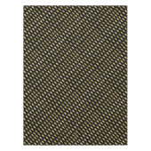 Zwarte en gouden harten tafelkleed (Voorkant)