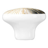 Zwarte en gouden keramische knoppen (Zijkant)