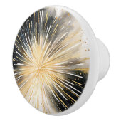 Zwarte en gouden keramische knoppen (Rechts)