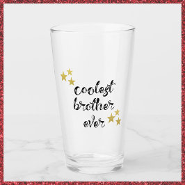 Zwarte en gouden koelste Broeder ooit Glas