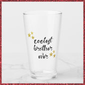 Zwarte en gouden koelste Broeder ooit Glas