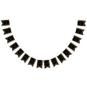 Zwarte en gouden kunst Deco Fan Flowers Weddenscha Vlaggetjes (Alle)