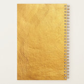 Zwarte en gouden luxe planner (Achterkant)