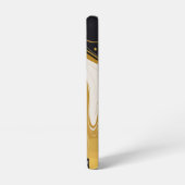 Zwarte en gouden marmer samsung galaxy hoesje (Linkerkant)