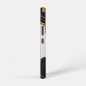 Zwarte en gouden marmer samsung galaxy hoesje (Rechterkant)