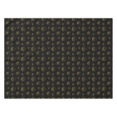 Zwarte en gouden pompoen, Halloween Table Cloth Tafelkleed (Voorkant (Horizontaal))