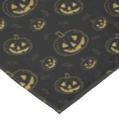 Zwarte en gouden pompoen, Halloween Table Cloth Tafelkleed (Gekanteld)
