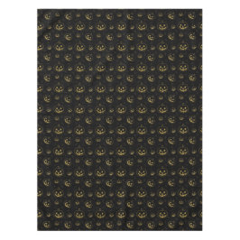 Zwarte en gouden pompoen, Halloween Table Cloth Tafelkleed