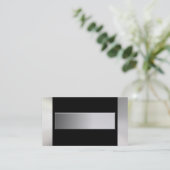 Zwarte en gouden Visitekaartjes (Staand voorkant)