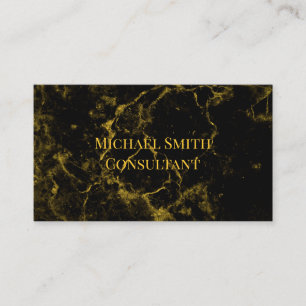 Zwarte en gouden Visitekaartjes