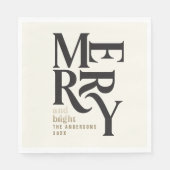 Zwarte en gouden  zoetwaterpartij servet (Voorkant)