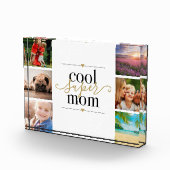 Zwarte en goudkleurige Super Mam 6 Fotoblokken (Rechts)