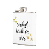 Zwarte en goudkoelste Broer Ever-kolf Heupfles (Links)