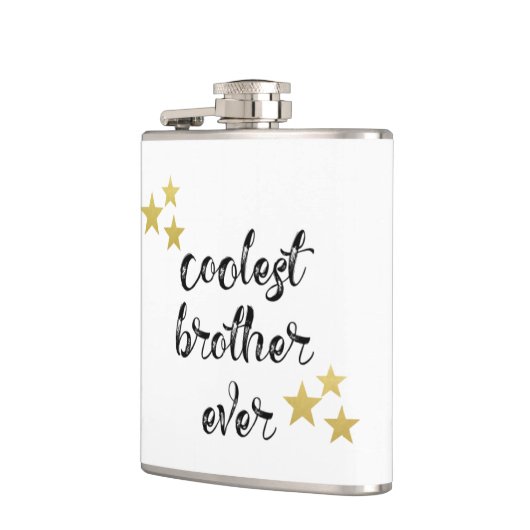 Zwarte en goudkoelste Broer Ever-kolf Heupfles (Links)