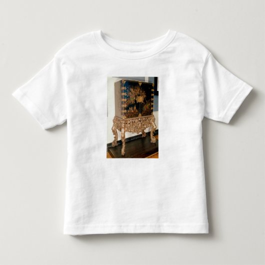 Zwarte en goudlak kinder shirts (Voorkant)