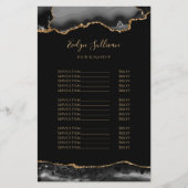 Zwarte en goudmakerij flyer (Voorkant)