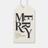 Zwarte en goudmakreelkoek voor doeleinden cadeaulabel (Voorkant)