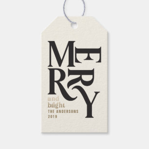 Zwarte en goudmakreelkoek voor  doeleinden cadeaulabel