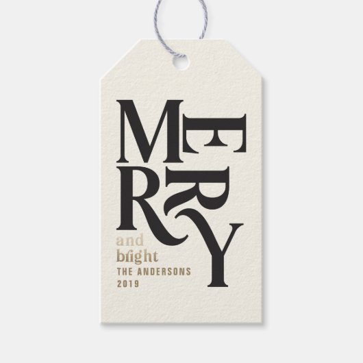 Zwarte en goudmakreelkoek voor  doeleinden cadeaulabel (Voorkant)