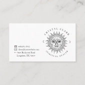 Zwarte en goudmooie Selderfgoedzon Star Visitekaartje (Achterkant)