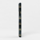 Zwarte en goudschedels Case-Mate iPhone case (Achterkant/rechts)