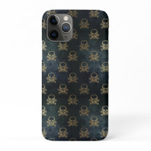 Zwarte en goudschedels