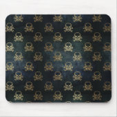 Zwarte en goudschedels muismat (Voorkant)