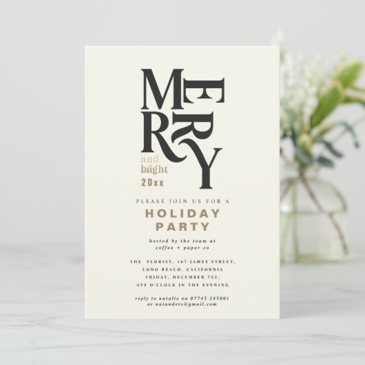 Zwarte en goudsmederij en felle kerstfeestdagen (Staand voorkant)