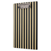 Zwarte en goudstaven - Schoolkleuren Klembord (Links)
