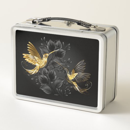 Zwarte en goudvogel (Achterkant)