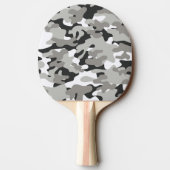 Zwarte en grijze Camo Tafeltennisbatje (Achterkant)