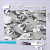 Zwarte en grijze Camo Tissuepapier (Craft)