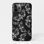 Zwarte en grijze doodskoppen Case-Mate iPhone case (Achterkant)