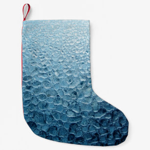 Zwarte en grijze florale kleed kleine kerstsok