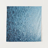 Zwarte en grijze florale kleed wandkleed (Voorkant (horizontaal))