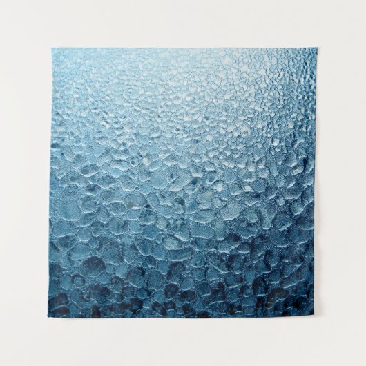 Zwarte en grijze florale kleed wandkleed (Voorkant)