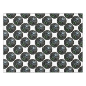 Zwarte en grijze grasgroene Bowl, tafelkledij Tafelkleed (Voorkant (Horizontaal))