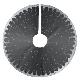 Zwarte en grijze kerstboomrokken kerstboom rok