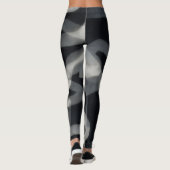 Zwarte en grijze Leggings (Achterkant)