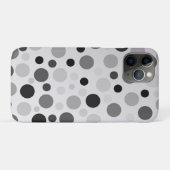 zwarte en grijze stippen, Case-Mate iPhone case (Achterkant (horizontaal))