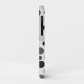 zwarte en grijze stippen, Case-Mate iPhone case (Achterkant/links)